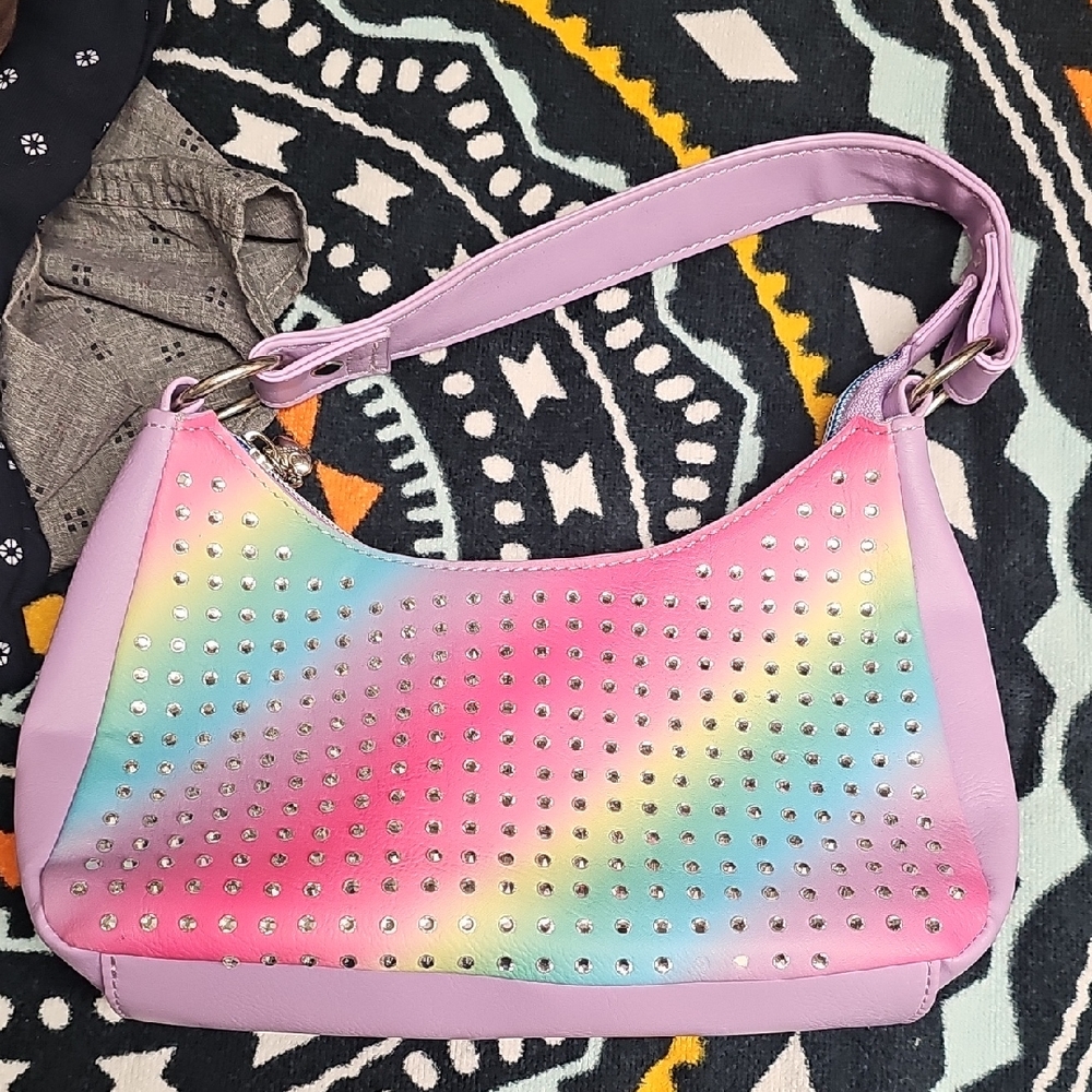 Miss Gwen's OMG Accessories Small Purse- Missing Two Rhinesronea At Bottom
